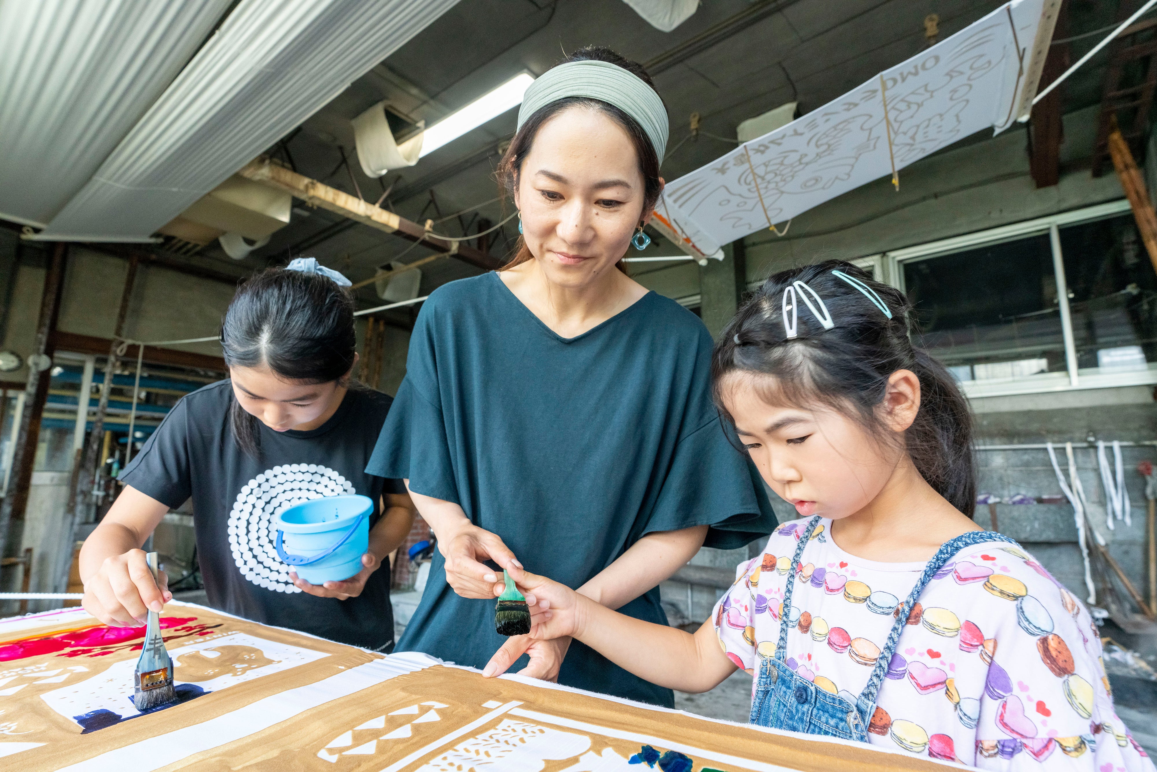 【北海道靜歲】染一條百年時光的布包巾 單堂體驗製作|旭川市區|傳統染色工藝體驗|