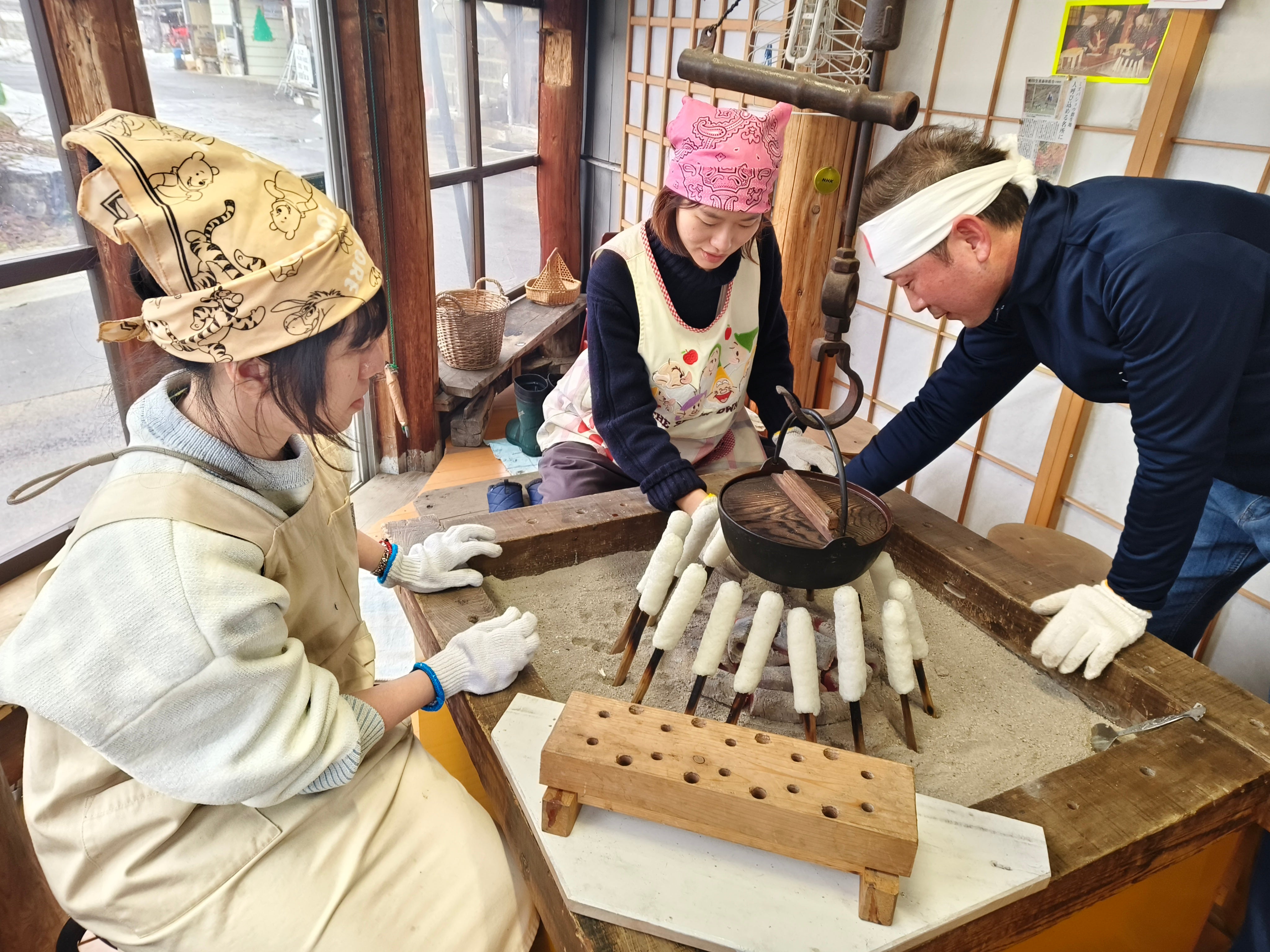 秋田烤米棒料理體驗|跟著媽媽學做鄉土美食 × 秋田文化半日遊