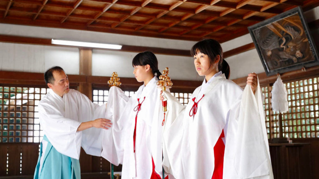 奈良・村屋神社|神樂巫女體驗