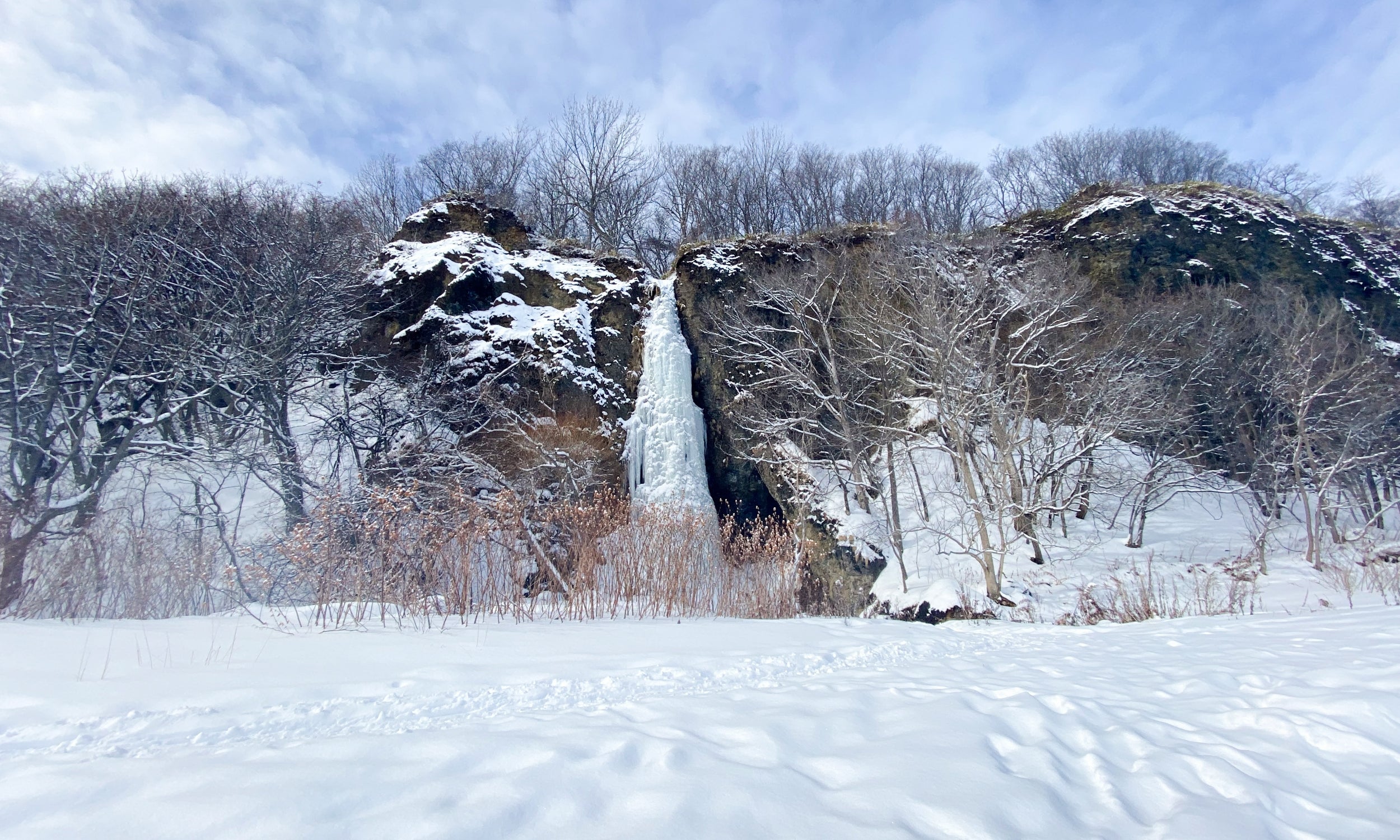 網走|流冰!冰瀑雪鞋冒險( 3hrs)|走進「冰之瀑布」與接岸流冰的非日常