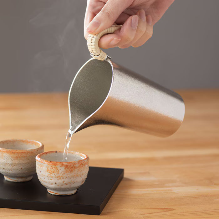 富山選物｜能作 純錫片口酒器 (ちろり)